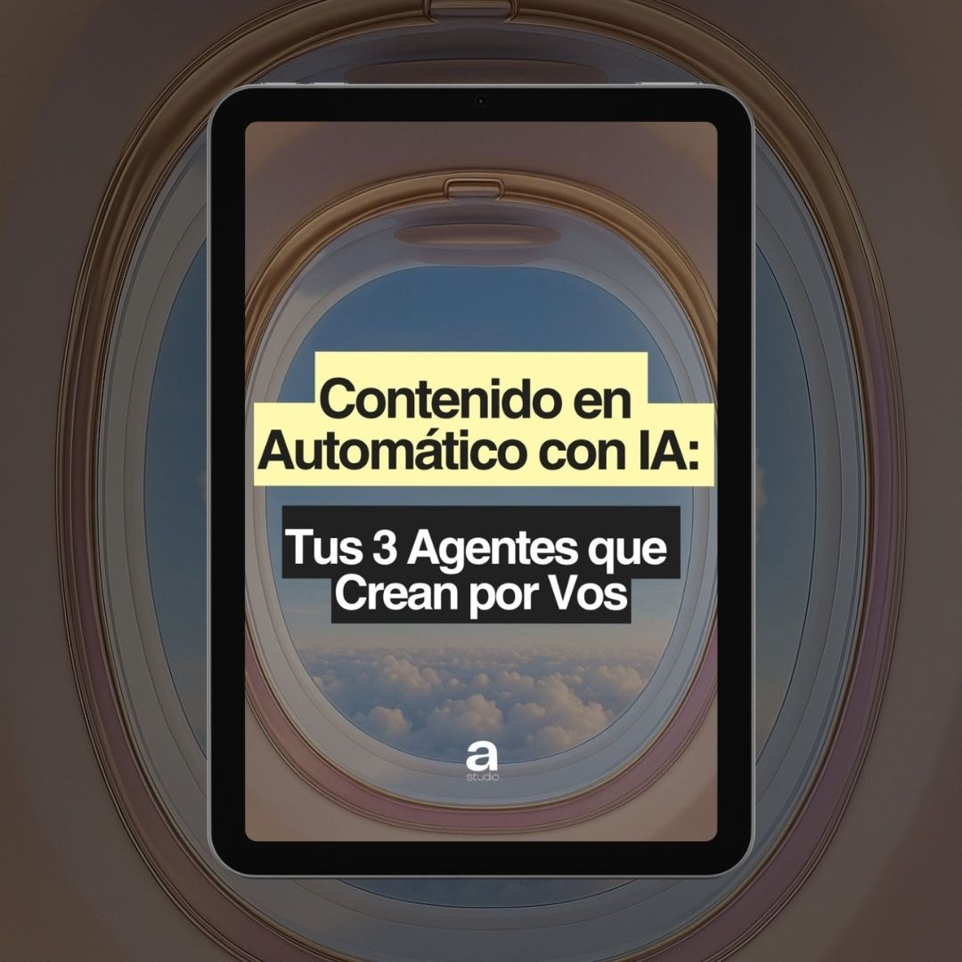 🧠 Contenido en Automático con IA: Tus 3 Agentes que Crean por Vos